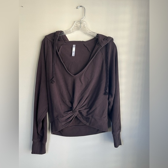 Fabletics crop twist front hoodie XS - Picture 1 of 7